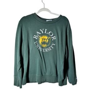 Champion Women's Green Baylor Bears Crewneck Sweatshirt Size 2XL